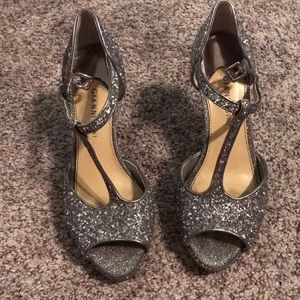 Sparkley silver heels